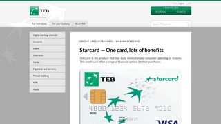 Starcard - TEB Banka në Kosovë