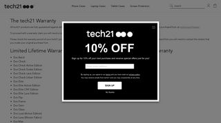 The tech21 Warranty - Tech21 | tech21 ™