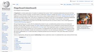 Fingerboard (skateboard) - Wikipedia