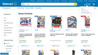 Brand: Tech Deck - Walmart