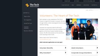 Volunteers: The Heart of The Tech | The Tech - Tech Museum