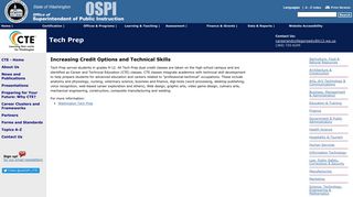 Tech Prep - OSPI