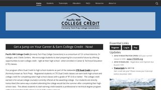 Tech Prep College Connections | Registration