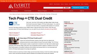 Tech Prep = CTE Dual Credit | Everett Community College
