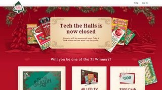 Tech the Halls Scratch & Win Contest | BCLC