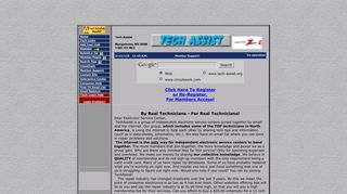 TechAssist TV and Electronics Repair Tips Databases