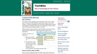 TechBits: Microsoft Office - Online Update