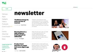 newsletter | TechCrunch
