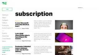 subscription | TechCrunch