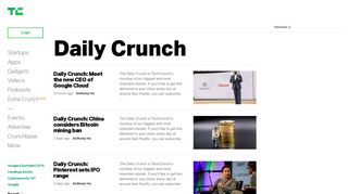 Daily Crunch | TechCrunch