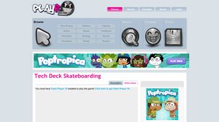 Play Tech Deck Skateboarding online at playR!