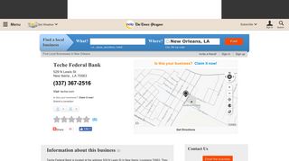 Teche Federal Bank - New Orleans Business Directory | Local Listings ...