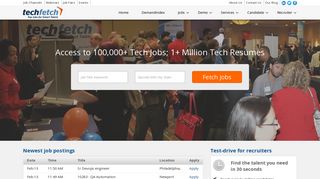 TechFetch.com | Job - Submit Resume, Recruiter - Search Candidate
