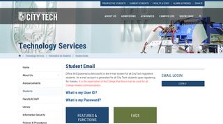 Student Email - City Tech