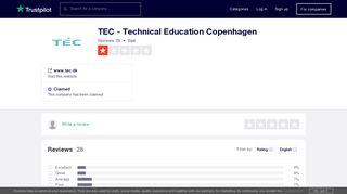 TEC - Technical Education Copenhagen Reviews | Read Customer ...