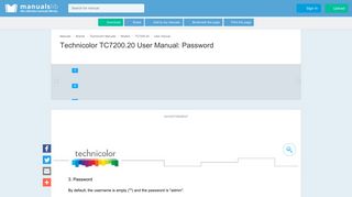 Password - Technicolor TC7200.20 User Manual [Page 24]