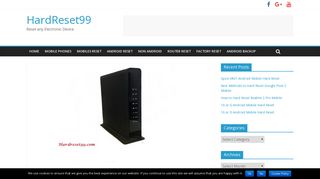 Technicolor TC8717T Router - How to Factory Reset - HardReset99