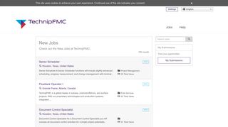 New Jobs - TechnipFMC Careers