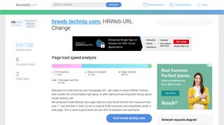 Access hrweb.technip.com. HRWeb URL Change