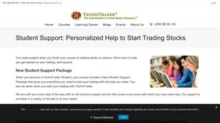 Student Support: Personalized Help to Start Trading ... - TechniTrader