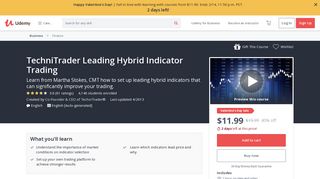 TechniTrader Leading Hybrid Indicator Trading | Udemy
