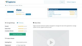 Slate Reviews and Pricing - 2019 - Capterra