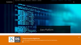 Data Platform | Flexera