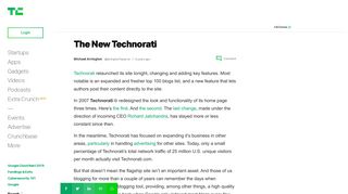 The New Technorati | TechCrunch