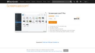 Buy Screencast Pro | Screencast | TechSmith