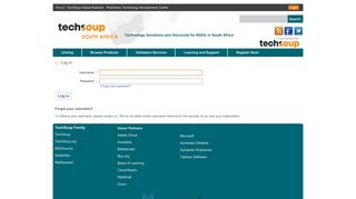 Login | TechSoup South Africa