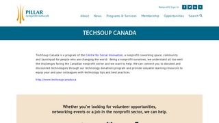 techsoup Canada - Pillar Nonprofit Network