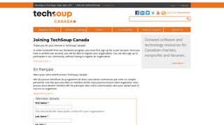 Sign Up | TechSoup Canada