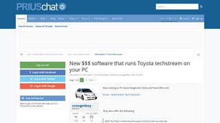 New $$$ software that runs Toyota techstream on your PC | PriusChat