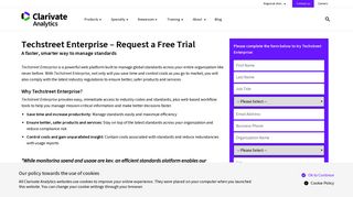 Techstreet Enterprise – Request a Free Trial - Clarivate