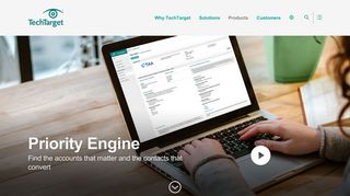 Priority Engine™ - Intent data improving performance - TechTarget