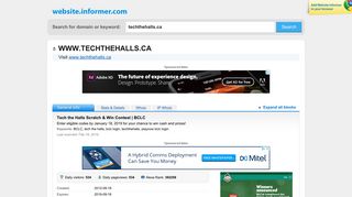techthehalls.ca at WI. Tech the Halls Scratch & Win Contest | BCLC