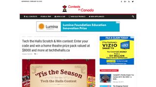 Tech the Halls Scratch & Win contest: Enter your code and win a home ...