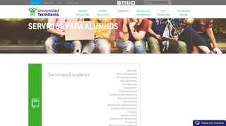 Servicios para alumnos | Universidad Tecmilenio