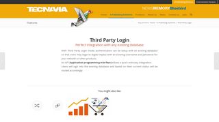 Third Party Login - Integration with your existing Database - Tecnavia
