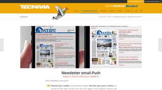Newsletter email-Push - Tecnavia