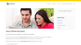 Your Online Account - TECOsupport - TECO Support – TECOsupport