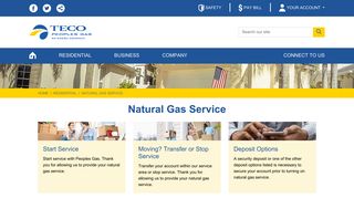 Natural Gas Service - Peoples Gas