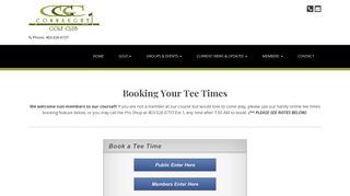 Book Tee Times - Connaught Golf Club