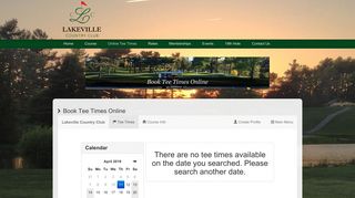 Book A Tee Time | Lakeville, MA