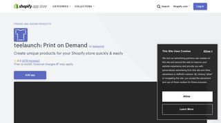 teelaunch: Print on Demand – Ecommerce Plugins for Online Stores ...