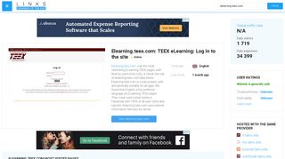 Visit Elearning.teex.com - TEEX eLearning: Log in to the site.