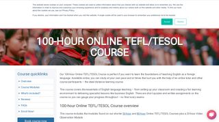 100-Hour Online TEFL/TESOL Course - TEFL Org