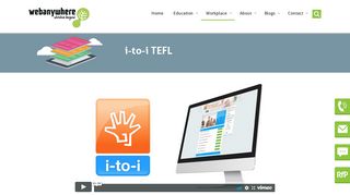 i-to-i TEFL eLearning - A global platform for 60000 users - Webanywhere