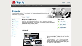 Students | Tegrity Lecture Capture