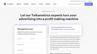 Managed Services | Teikametrics